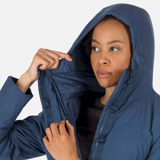 Regatta Womens/Ladies Yewbank II Wasserdichter Parka (Dark Denim) - Image 4