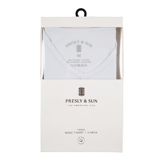 Herren-T-Shirt der Marke Presly & Sun. Die T-Shirts von Presly & Sun sind aus Bio-Baumwolle und Elastan hergestellt und haben eine figurbetonte Passform. Die weiche Baumwolle und das Elastan sorgen für einen hohen Tragekomfort.  Marke: Presly & SunModelln - Image 4