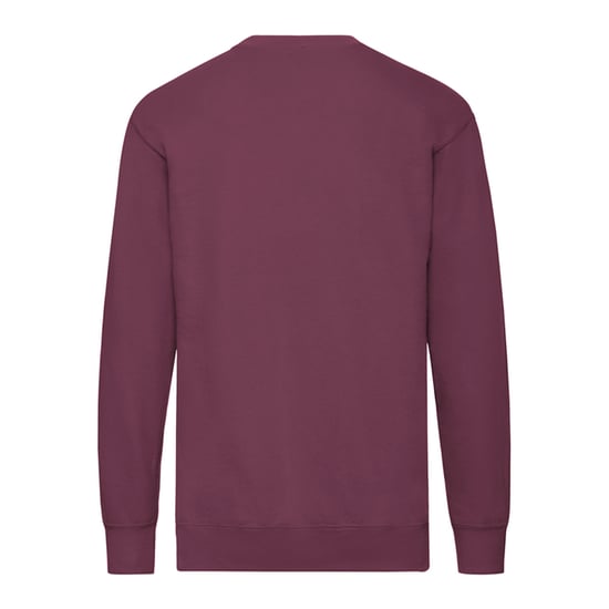 Fruit of the Loom - Sweatshirt für Herren/Damen Unisex angesetzte Ärmel (Antik-Dunkelrot) - Image 2