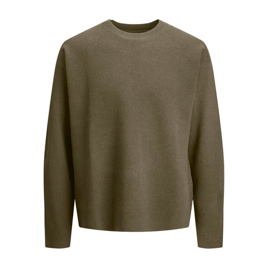 Jack & Jones Pullover Bradfort Strick Rundhals Grün - Image 1