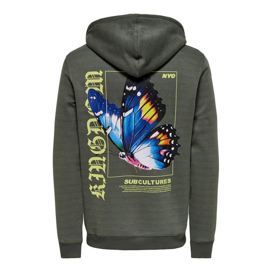 Herren-Kapuzenpulli von der Marke Only & Sons. Der Kapuzenpulli ist aus hochwertiger Baumwolle gefertigt und wunderbar angenehm zu tragen. Marke: Only & SonsModellname: Keane Hoodie Kategorie: Herren-KapuzenpulloverMaterialien: Baumwolle, PolyesterFarbe: - Image 2