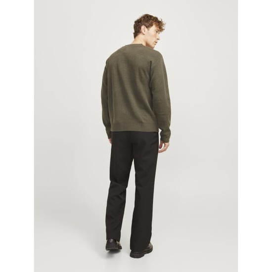 Jack & Jones Pullover Bradfort Strick Rundhals Grün - Image 5