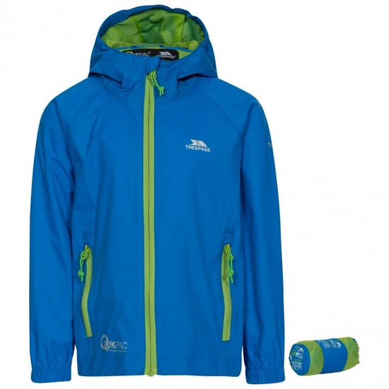 Trespass Childrens/Kids Qikpac Waterproof Packaway Jacket - Image 1