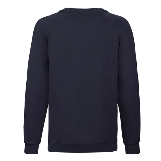 Fruit of the Loom - "Classic" Sweatshirt für Kinder Raglanärmel (Marineblau) - Image 2