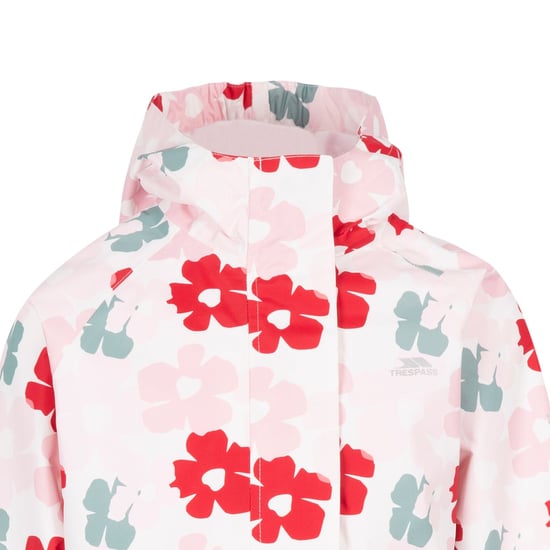Trespass Kinder / Mädchen Regenjacke Hopeful, wasserfest (Rot) - Image 3
