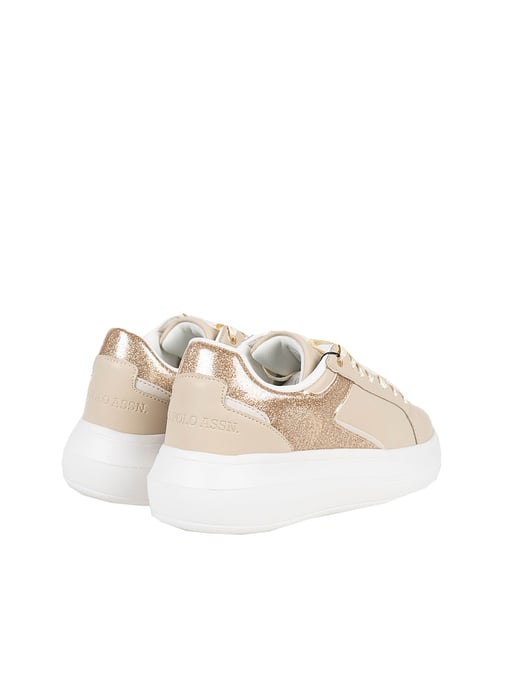 U.S. Polo Assn. Sneaker Helis012 Damen Beige - Image 3
