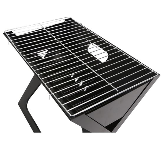 Regatta Faltbarer Holzkohlegrill (Schwarz) - Image 2