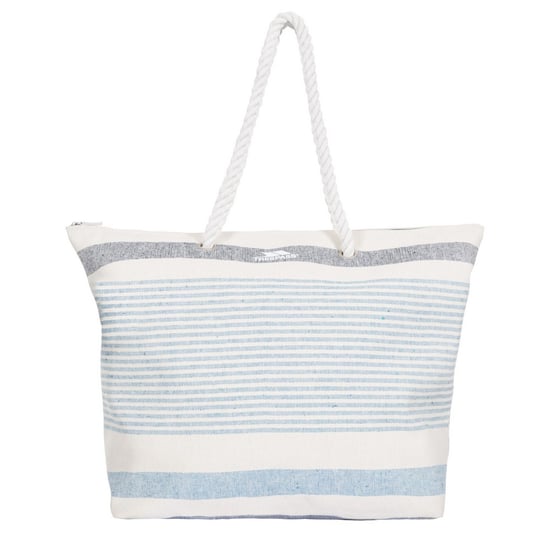 Trespass Womens/Ladies Totba Tote Bag (Weiß/Blauer Streifen) - Image 1