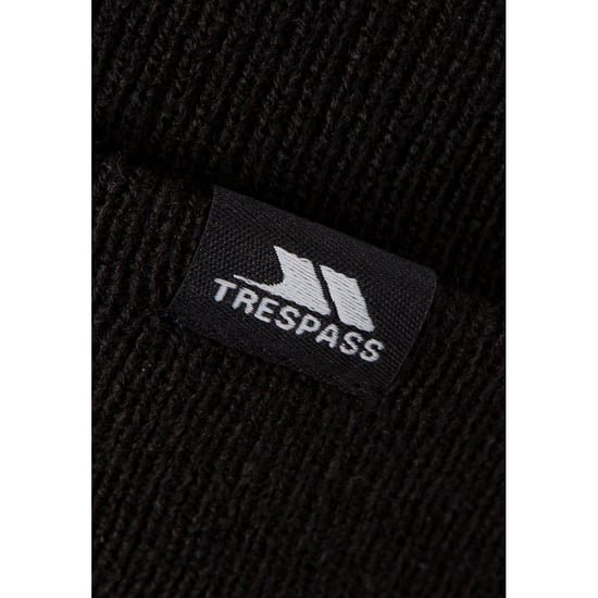 Trespass Unisex Erwachsene Littlebrook Mütze (Schwarz) - Image 3