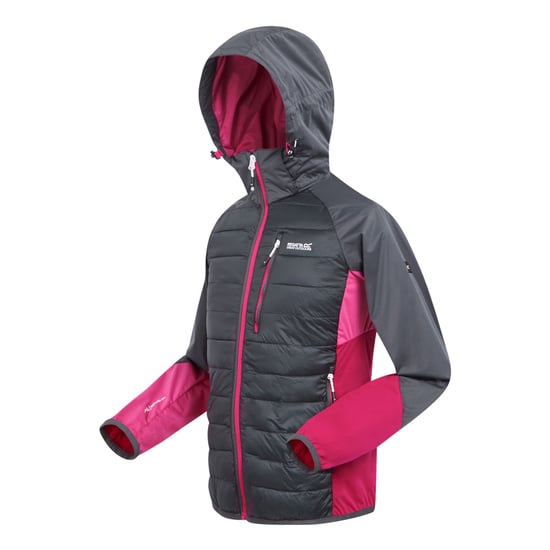 Regatta - "Andreson Pro" Hybridjacke für Damen (Mittelgrau/Flamingo-Rosa) - Image 3
