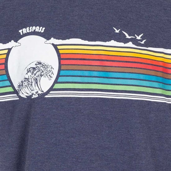 Trespass Herren Lakehouse T-Shirt (Marine Mergel) - Image 3