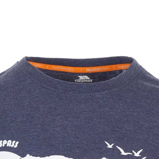 Trespass Herren Lakehouse T-Shirt (Marine Mergel) - Image 4