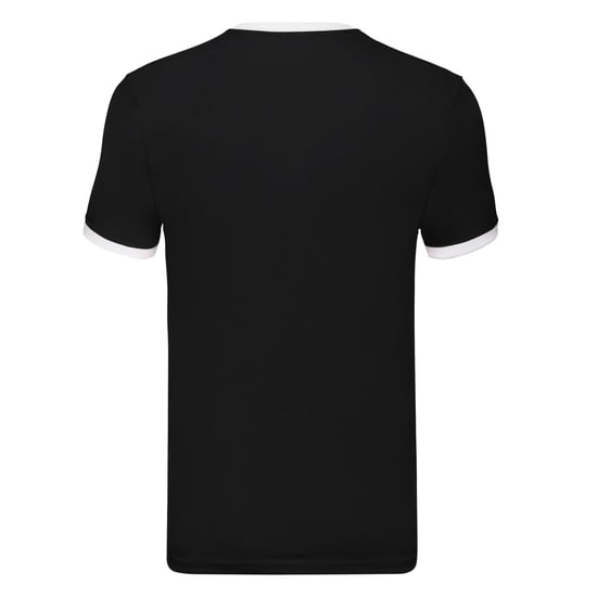 Fruit of the Loom - "Ringer 160" T-Shirt für Herren (Schwarz/Weiß) - Image 2