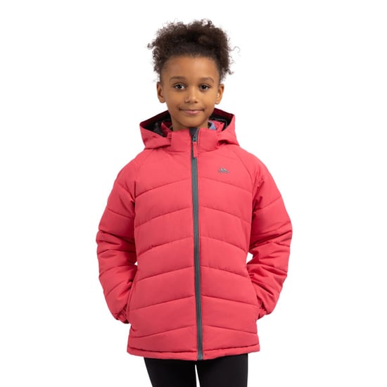 Trespass Kinder / Mädchen Steppjacke Amira mit Kapuze (Erdbeere) - Image 3