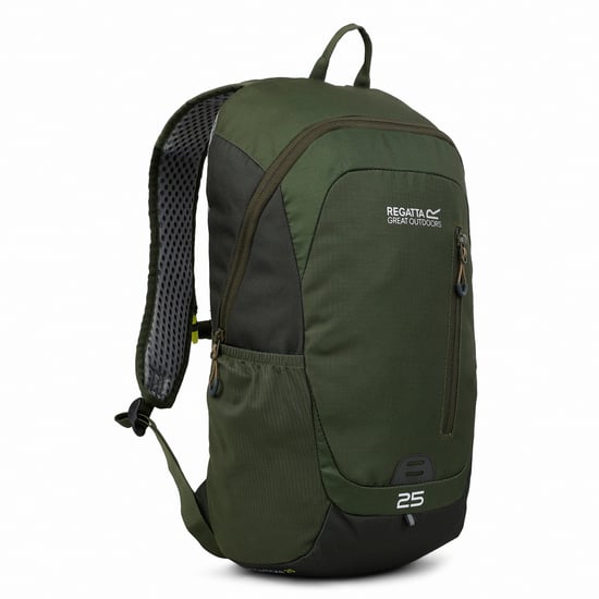 Regatta - Rucksack "Highton V2", 25L (Dunkel-Khaki/Vierblättriges Kleeblatt) - Image 3