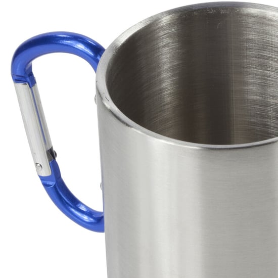 Regatta Great Outdoors Edelstahl-Tasse mit Karabiner-Haken (Silber) - Image 2