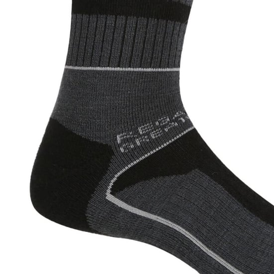 Regatta - Chaussettes SAMARIS - Homme (Noir / Gris foncé) - Image 2