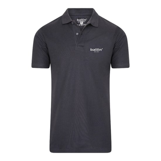 Basic Polo von Ballin Est. 2013 in der farbe Grau und in größe S. - Image 1