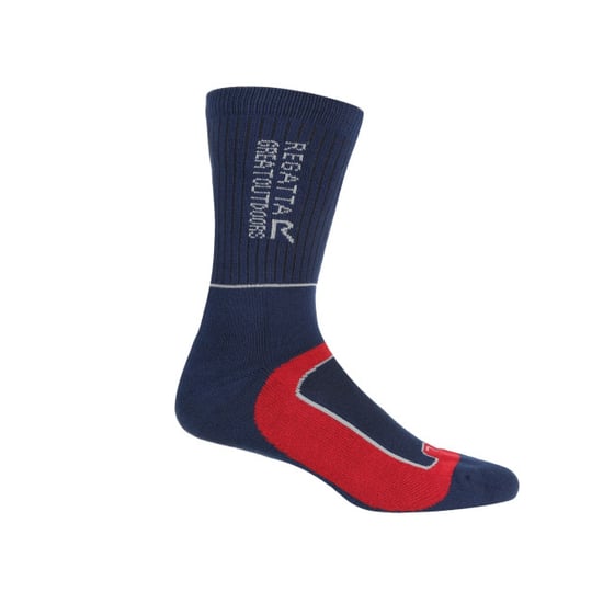 Regatta - Chaussettes SAMARIS SEASON - Homme (Bleu marine / Rouge foncé) - Image 3