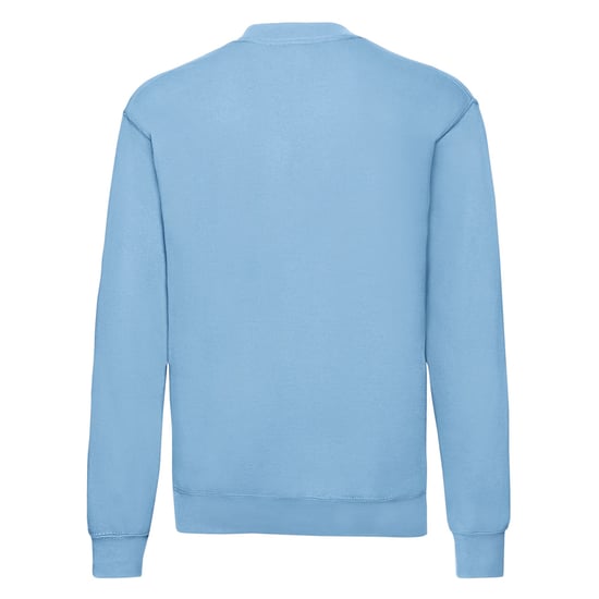 Fruit of the Loom - "Classic" Sweatshirt für Herren/Damen Unisex angesetzte Ärmel (Himmelblau) - Image 2