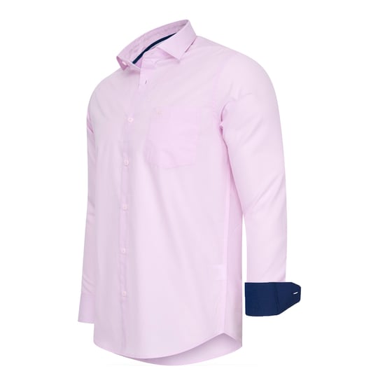 Stretch Overhemd Milano von Cappuccino Italia in der farbe Rosa. - Image 1