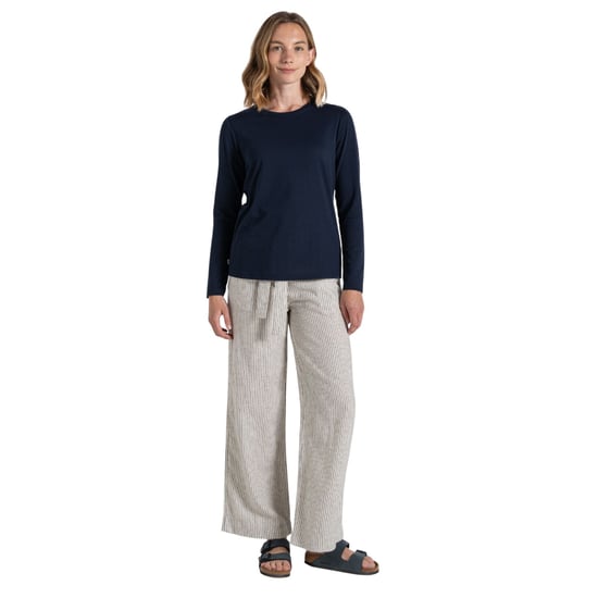 Craghoppers - "Akona" T-Shirt für Damen Langärmlig (Marineblau) - Image 3