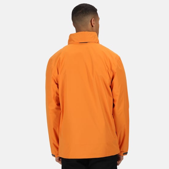 Regatta Herren Standout Ardmore Jacke, wasserdicht, winddicht (Orange/Grau) - Image 3