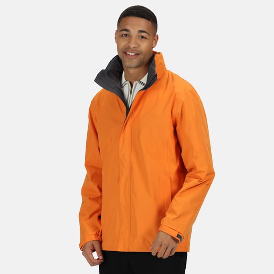 Regatta Herren Standout Ardmore Jacke, wasserdicht, winddicht (Orange/Grau) - Image 4