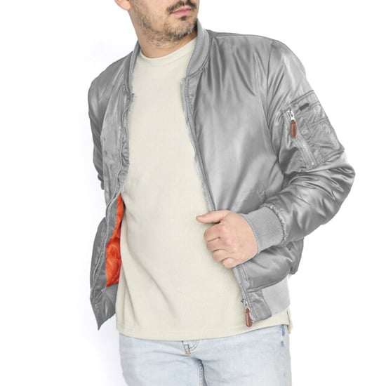 Navy Seal Jacket Grijs von Cappuccino Italia in der farbe Grau und in größe S. - Image 3