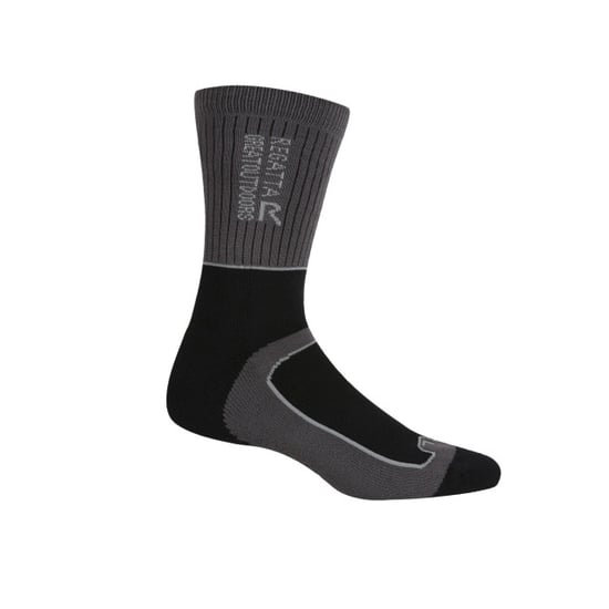 Regatta - Chaussettes SAMARIS SEASON - Homme (Noir / Gris foncé) - Image 3