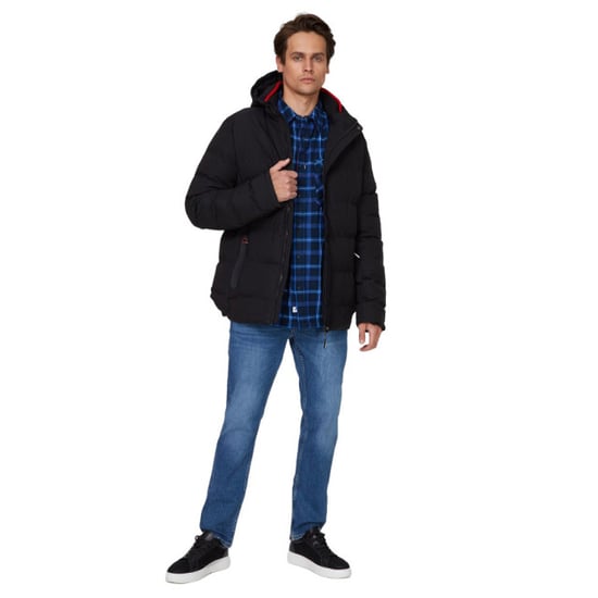 Trespass Mens Habbton gepolsterte Jacke (schwarz) - Image 4
