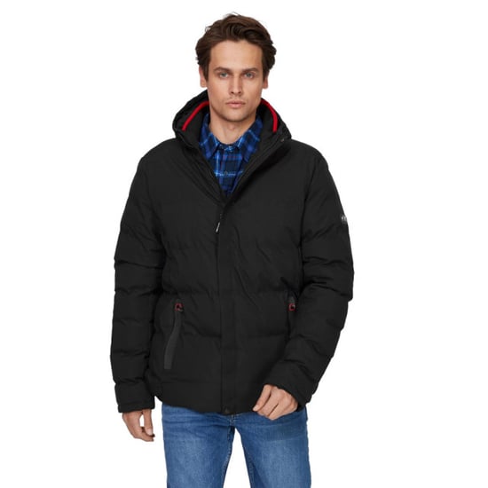 Trespass Mens Habbton gepolsterte Jacke (schwarz) - Image 5