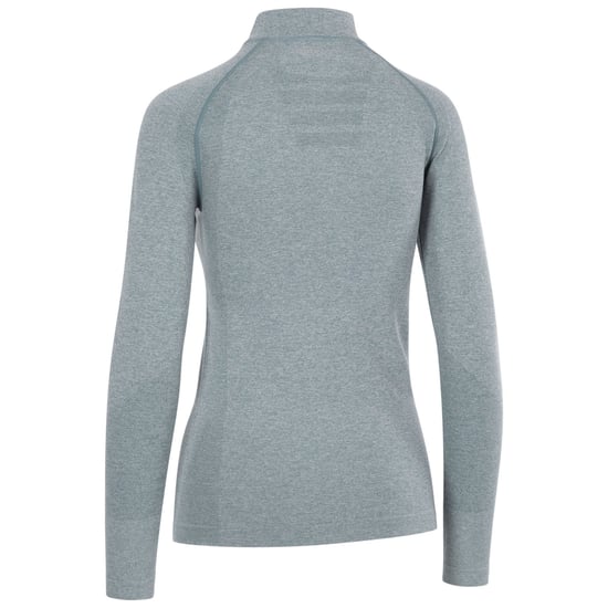 Trespass - "Pelina" Oberteil mit halbem Reißverschluss für Damen - Aktiv Langärmlig (Blaugrüner Nebel) - Image 2