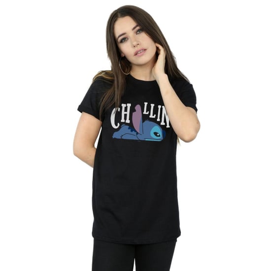 Disney - "Chillin" T-Shirt für Damen (Schwarz) - Image 3