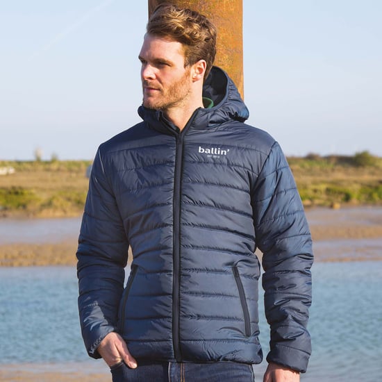 Padded Jacket von Ballin Est. 2013 in der farbe Blau und in größe S. - Image 3