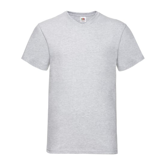 Fruit of the Loom - "Valueweight" T-Shirt V-Ausschnitt für Herren/Damen Unisex (Grau meliert) - Image 1
