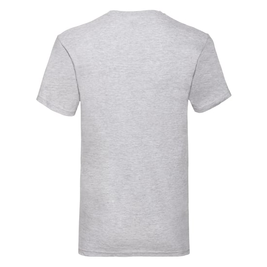 Fruit of the Loom - "Valueweight" T-Shirt V-Ausschnitt für Herren/Damen Unisex (Grau meliert) - Image 2