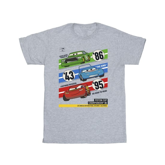 Disney - "Cars Piston Cup Champions" T-Shirt für Herren (Grau) - Image 1