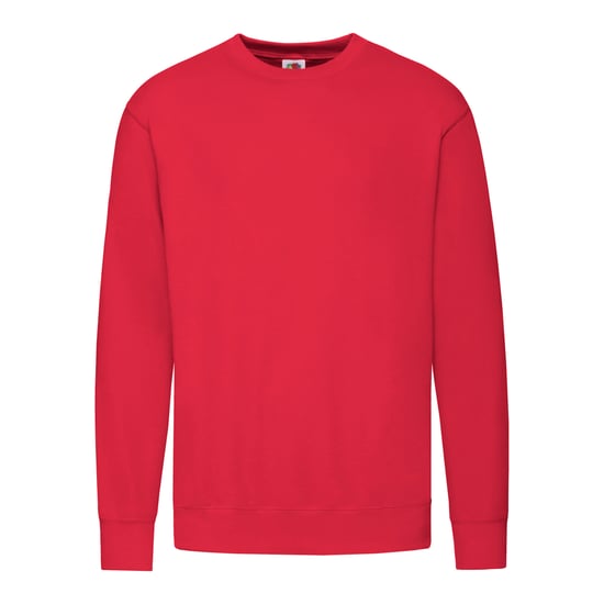 Fruit of the Loom - Sweatshirt für Herren/Damen Unisex angesetzte Ärmel (Rot) - Image 1