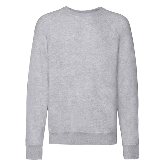 Fruit of the Loom - Sweatshirt für Herren/Damen Unisex Raglanärmel (Grau meliert) - Image 1