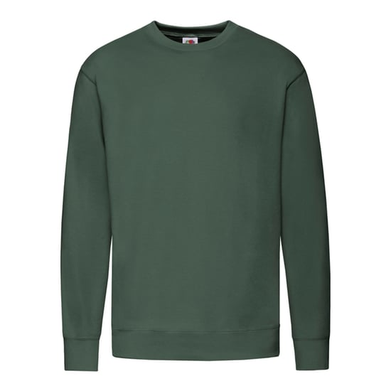 Fruit of the Loom - Sweatshirt für Herren/Damen Unisex angesetzte Ärmel (Flaschengrün) - Image 1