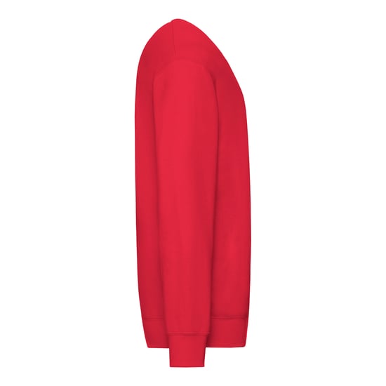 Fruit of the Loom - Sweatshirt für Herren/Damen Unisex angesetzte Ärmel (Rot) - Image 3