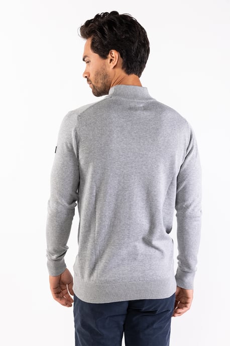 Herren-Pullover der Marke Presly & Sun. Der Pullover von Presly & Sun ist aus Bio-Baumwolle hergestellt und hat eine normale Passform. Die weiche Baumwolle sorgt für hohen Tragekomfort. Marke: Presly & SunModellname: Jordan Mock Turtle Pullover Kategorie - Image 3