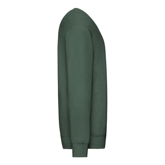 Fruit of the Loom - Sweatshirt für Herren/Damen Unisex angesetzte Ärmel (Flaschengrün) - Image 3