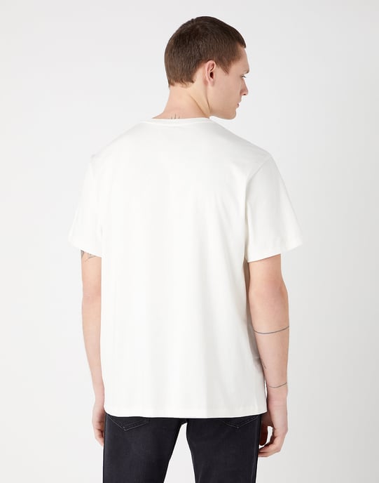 Wrangler - graphic t-shirt getragenes weiss - Image 3