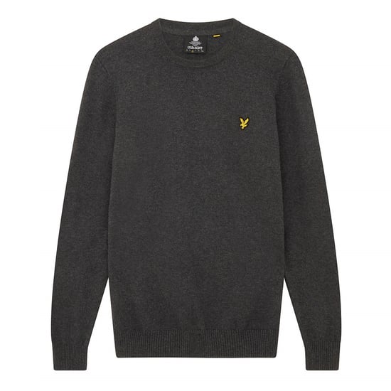 Herren Pullover von der Marke Lyle & Scott in der Farbe grau. Der Pullover ist aus sehr hochwertiger Merinowolle gefertigt. Marke: Lyle & ScottModellname: Crew Neck MerinoKategorie: HerrenpulloverMaterialien: MerinowolleFarbe: dunkelgrau - Image 1