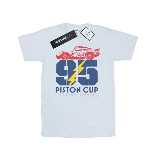 Disney Herren Cars Piston Cup 95 T-Shirt (Weiß) - Image 1