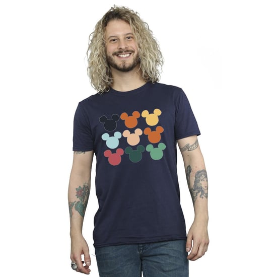 Disney - "Mickey Mouse Heads Square" T-Shirt für Herren (Marineblau) - Image 2