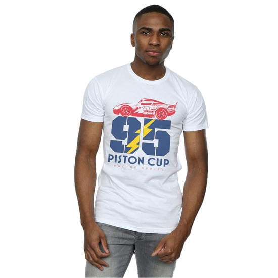 Disney Herren Cars Piston Cup 95 T-Shirt (Weiß) - Image 2
