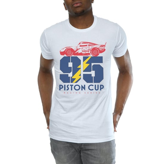 Disney Herren Cars Piston Cup 95 T-Shirt (Weiß) - Image 3